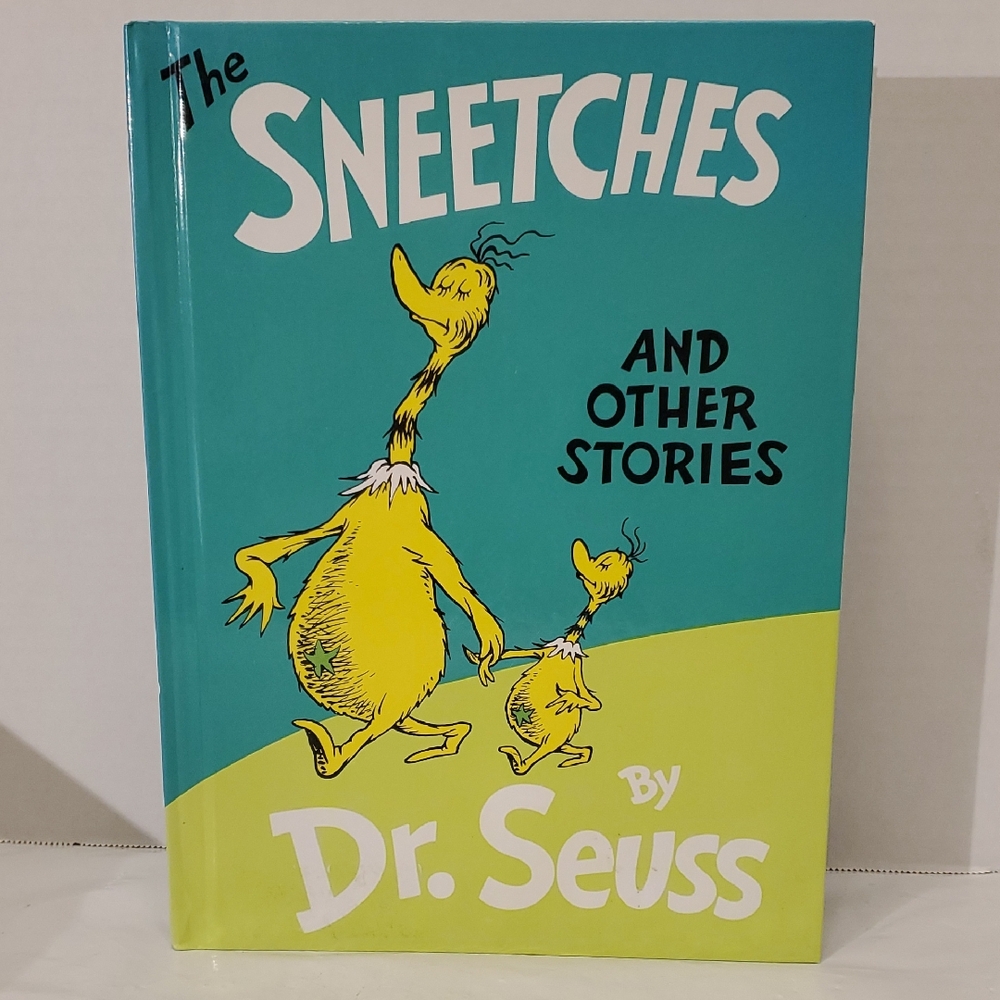 Dr. Seuss The Sneetches Book - Blue and Yellow Cover